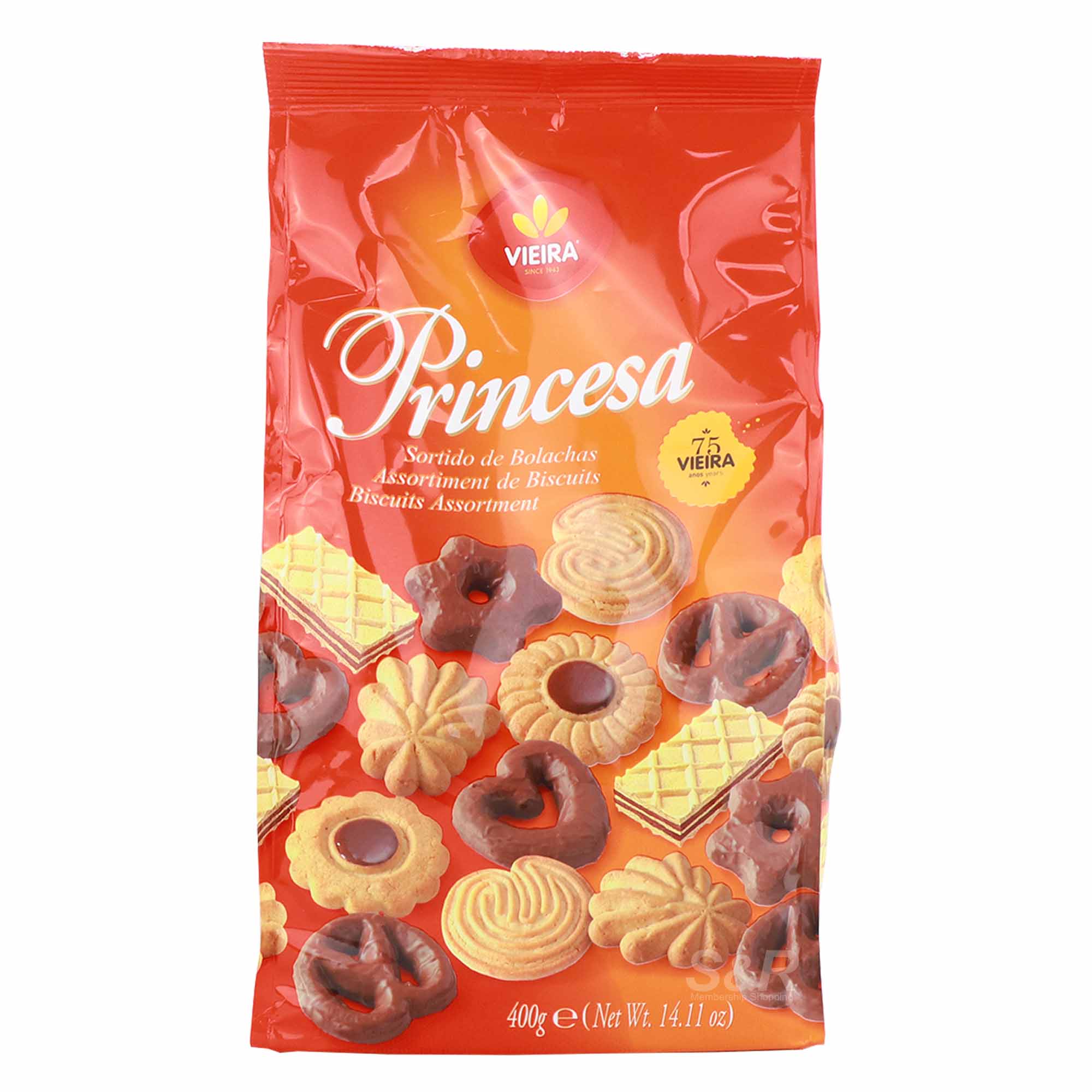 Vieira Princesa Biscuits Assorted 400g